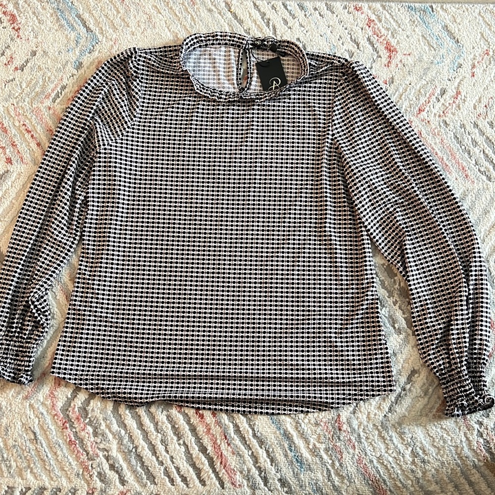 Large | Adrianna Papell | Long Sleeve Knit Top | New with Tags Attached